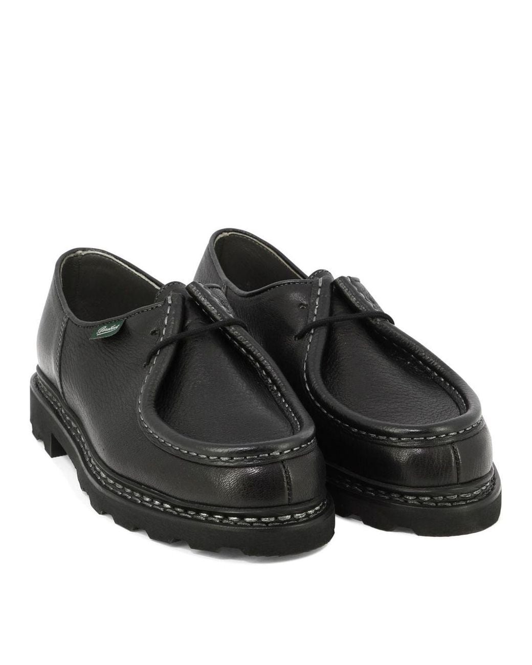 Paraboot Black Michael Leather Loafers for men