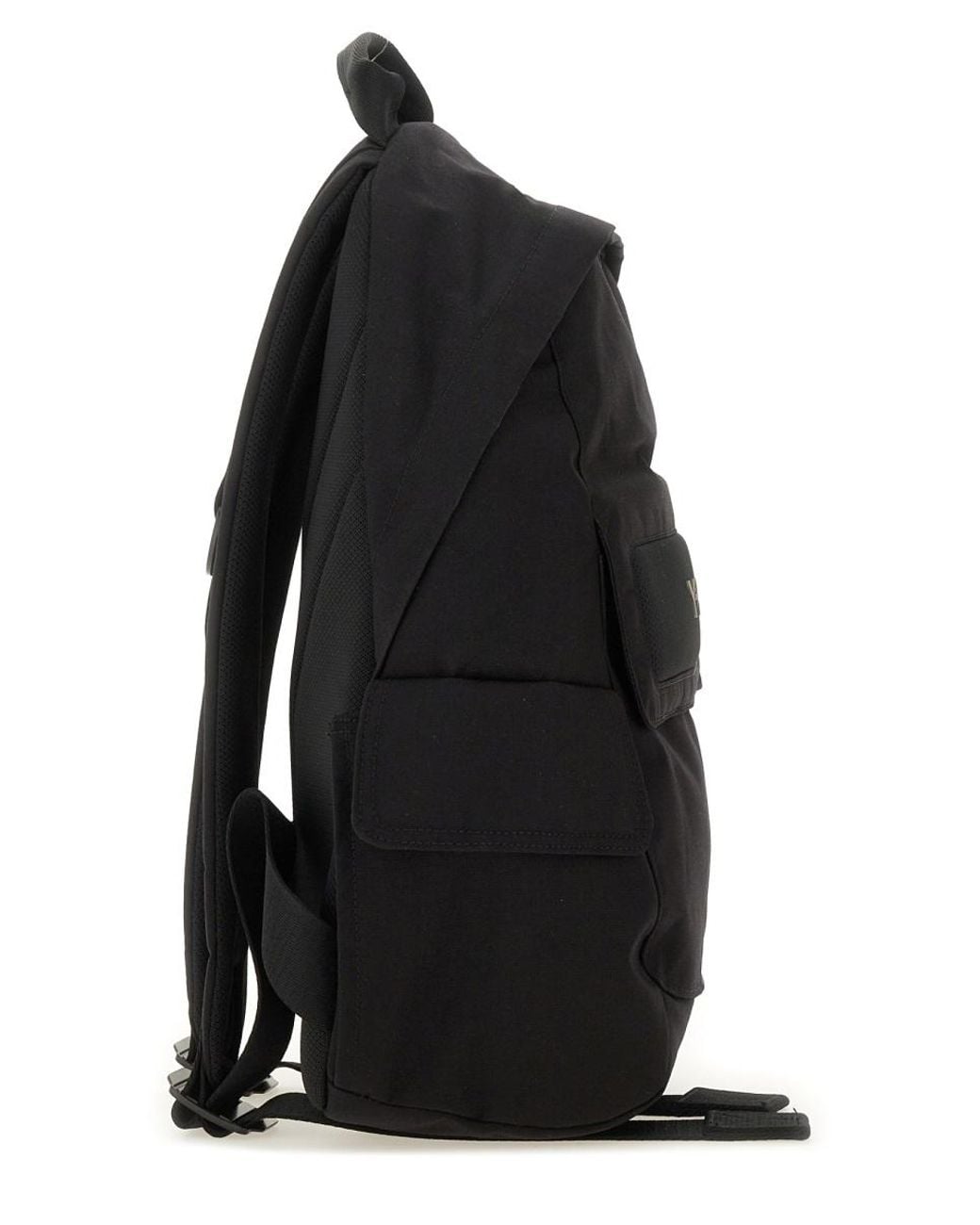 Y-3 Black Logo Backpack for men