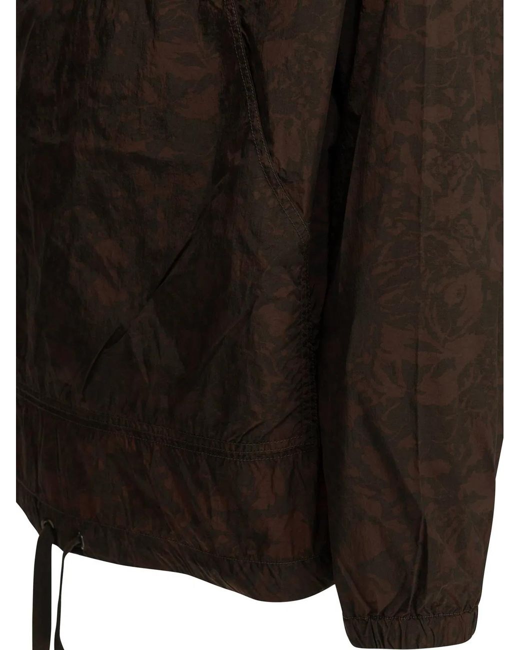 Beams Plus Brown Mil Smock Nylon Lightweight Jacket for men