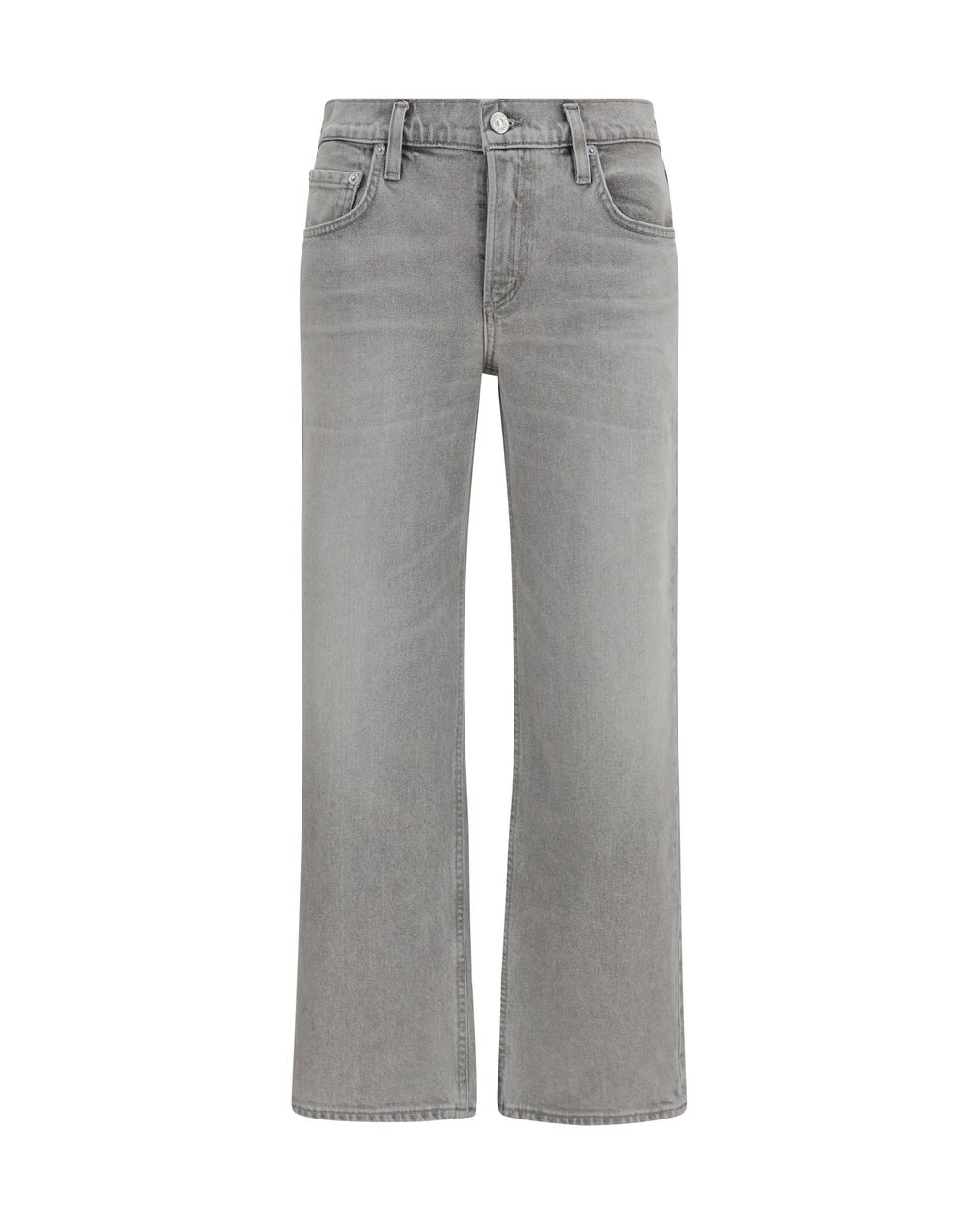Citizens of Humanity Gray Jeans Vintage Straight-Leg