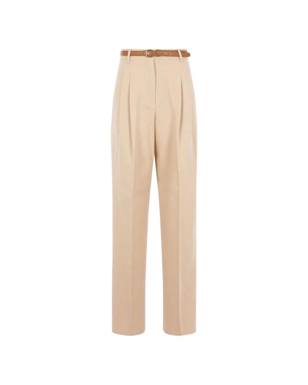 Max Mara Natural Cotone Trousers