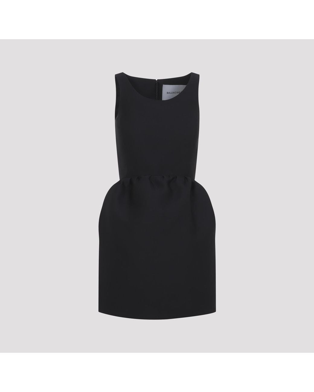 Balenciaga Black Bell Dress