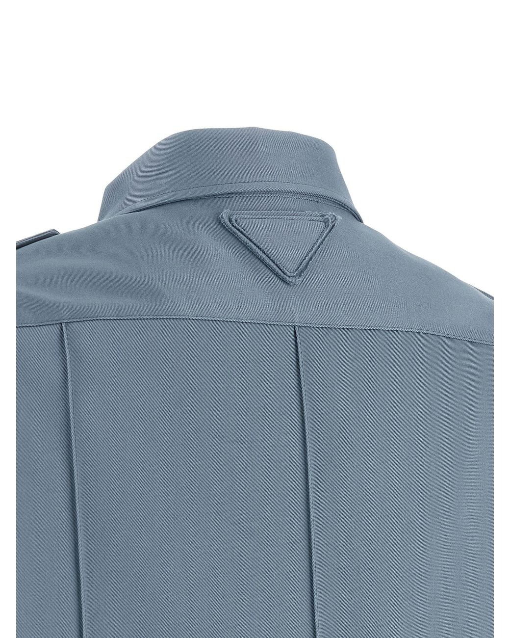 Prada Blue Chinoshirt