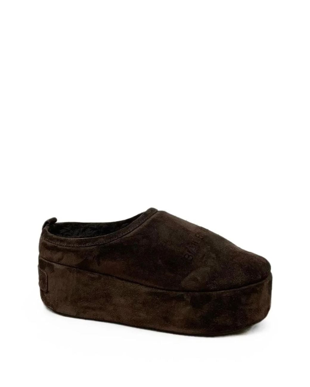 Balenciaga Black Alaska Soft Platform Mule