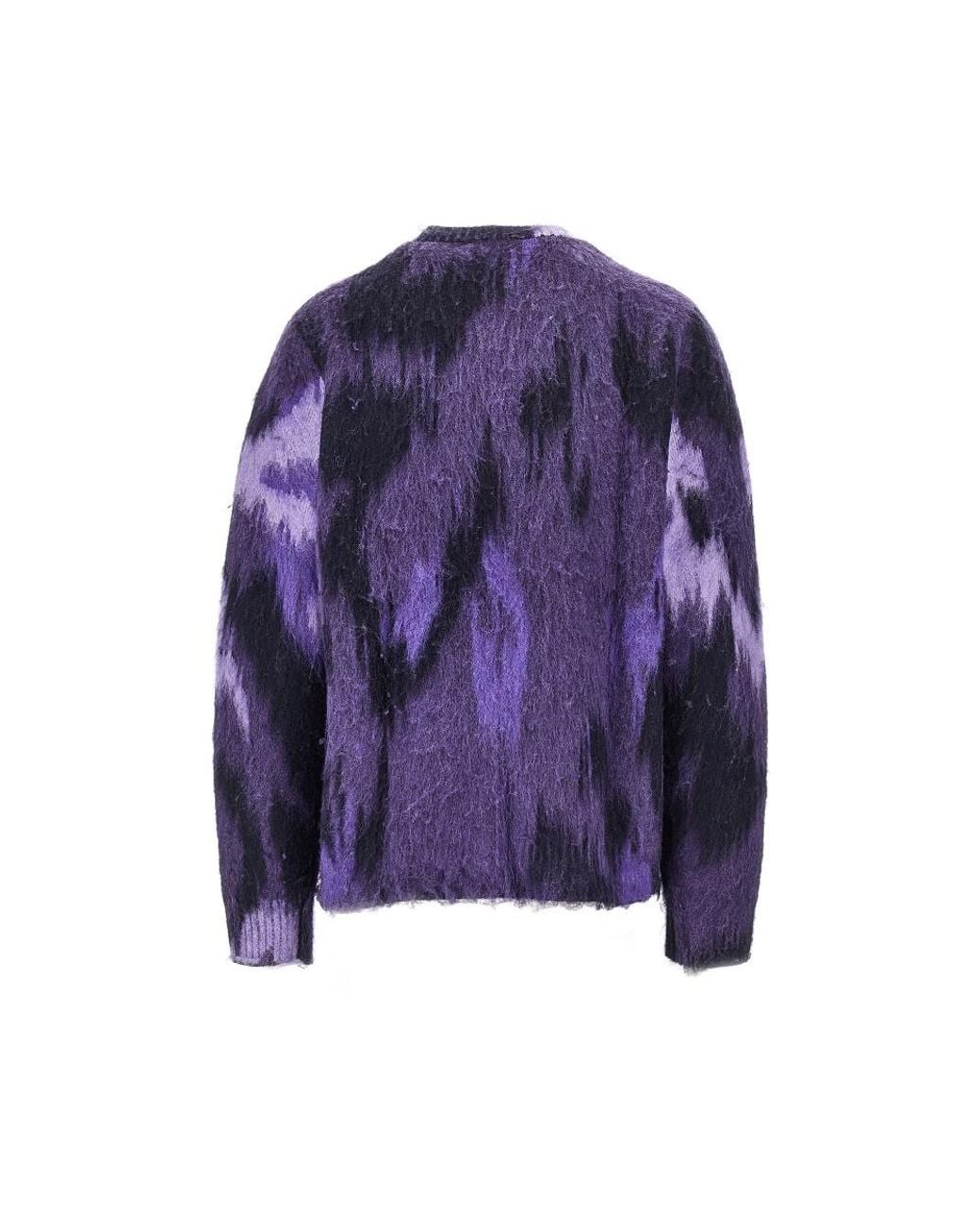 Les Deux Purple Forrest Crewneck Sweater for men