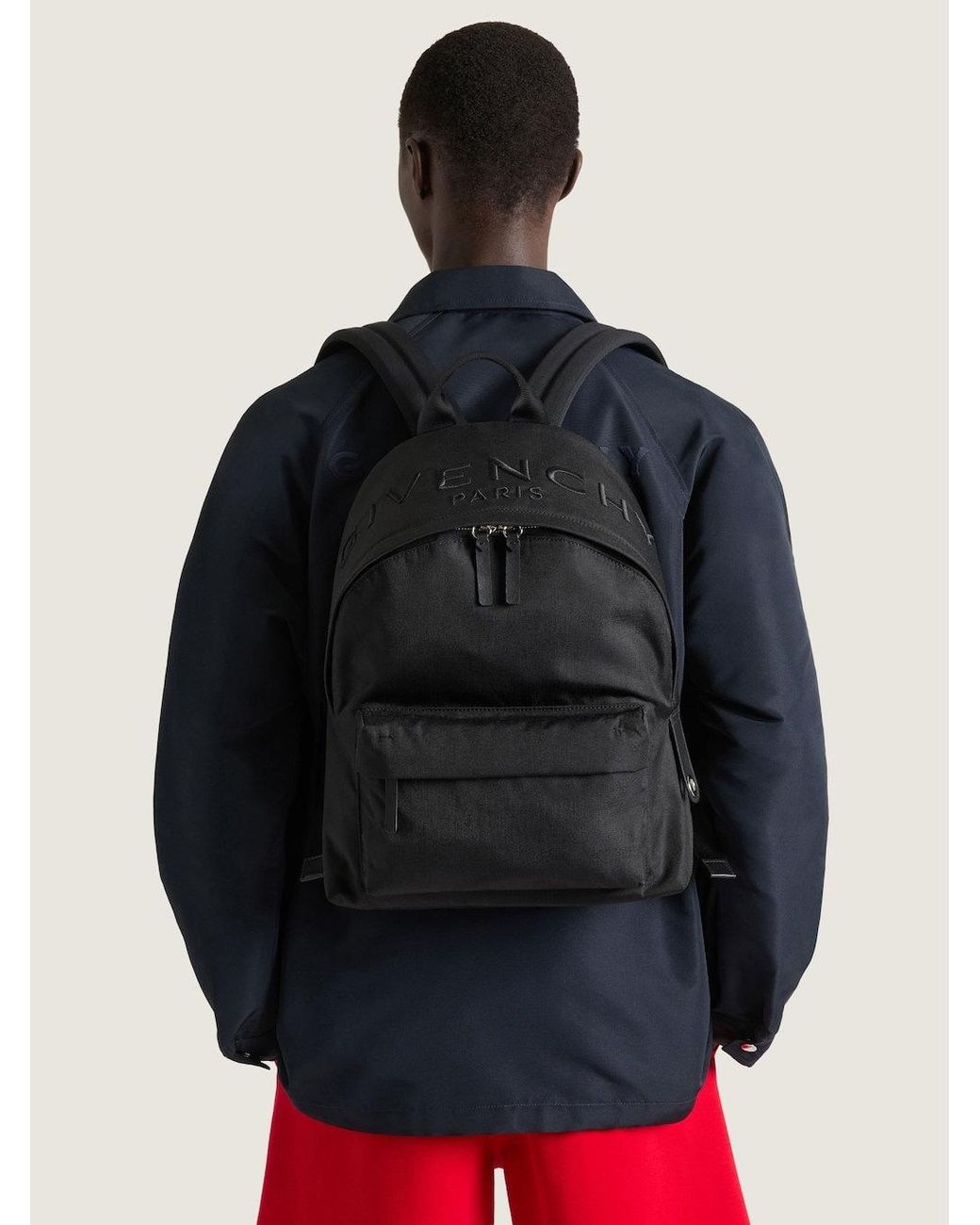 Givenchy Black Cargo Backpack for men