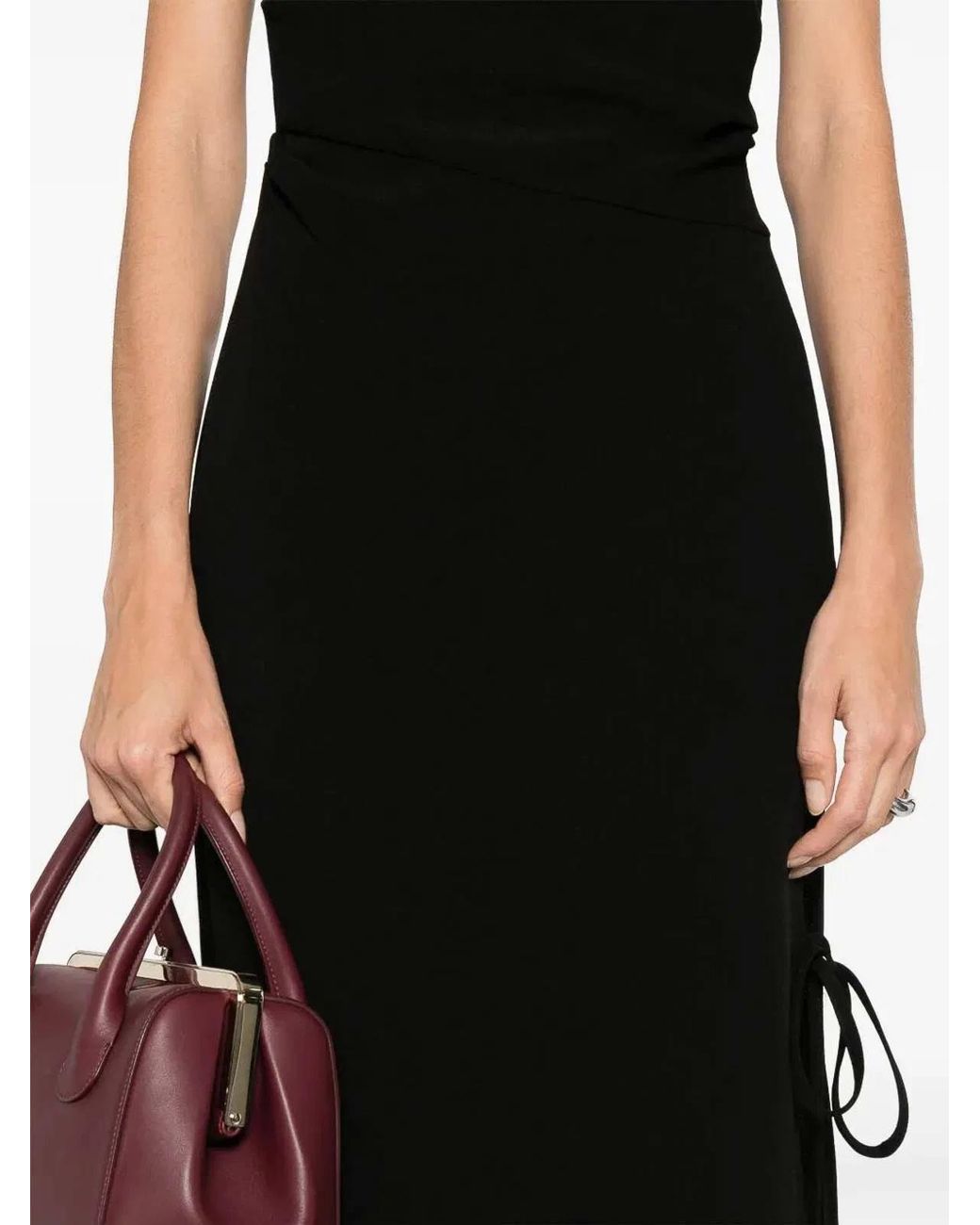 Gucci Black Viscose Silk Dress