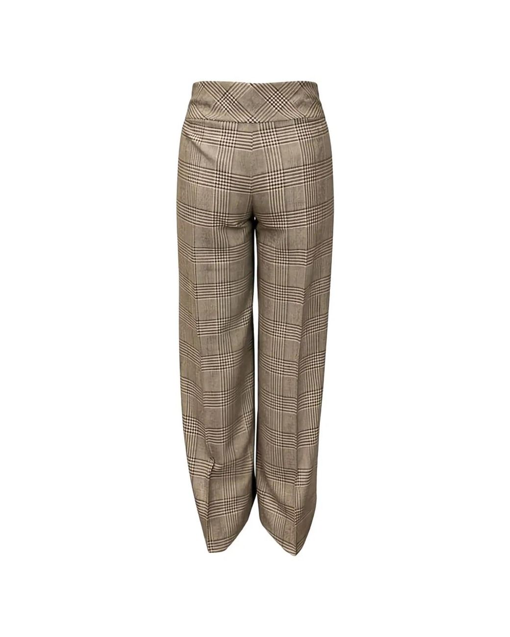 D.exterior Brown Wenge Wool Trousers