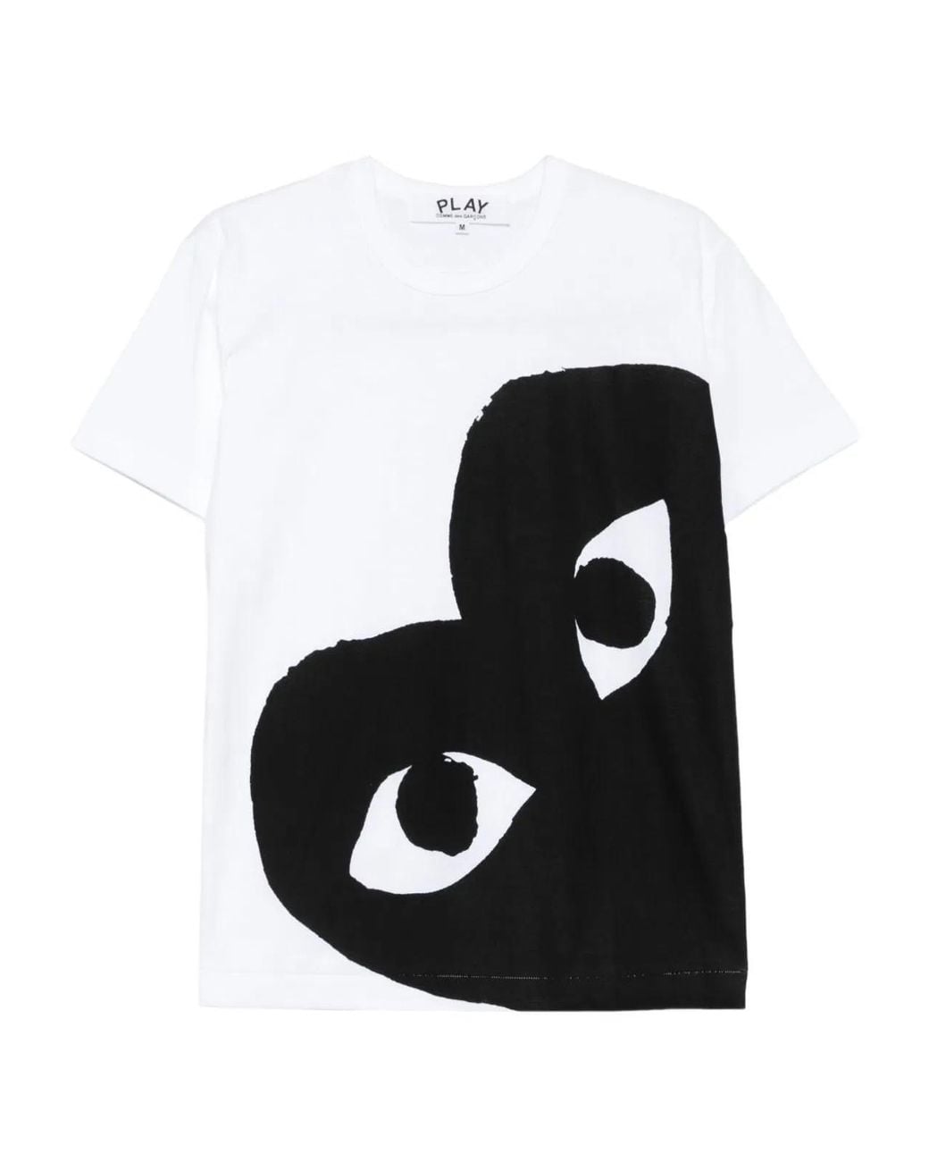 COMME DES GARÇONS PLAY Black Cotton T-Shirt