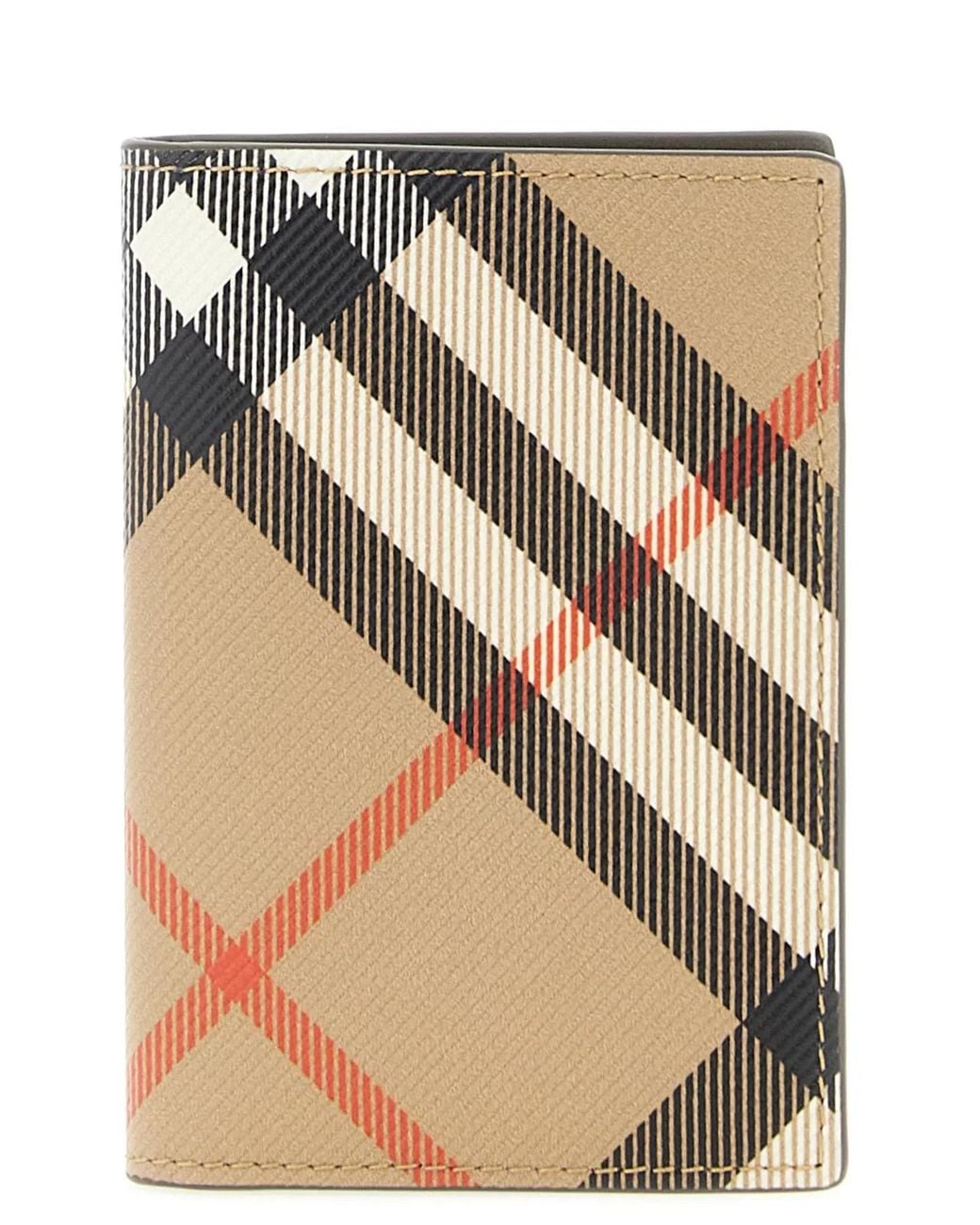 Burberry Natural Check Card Holder for men
