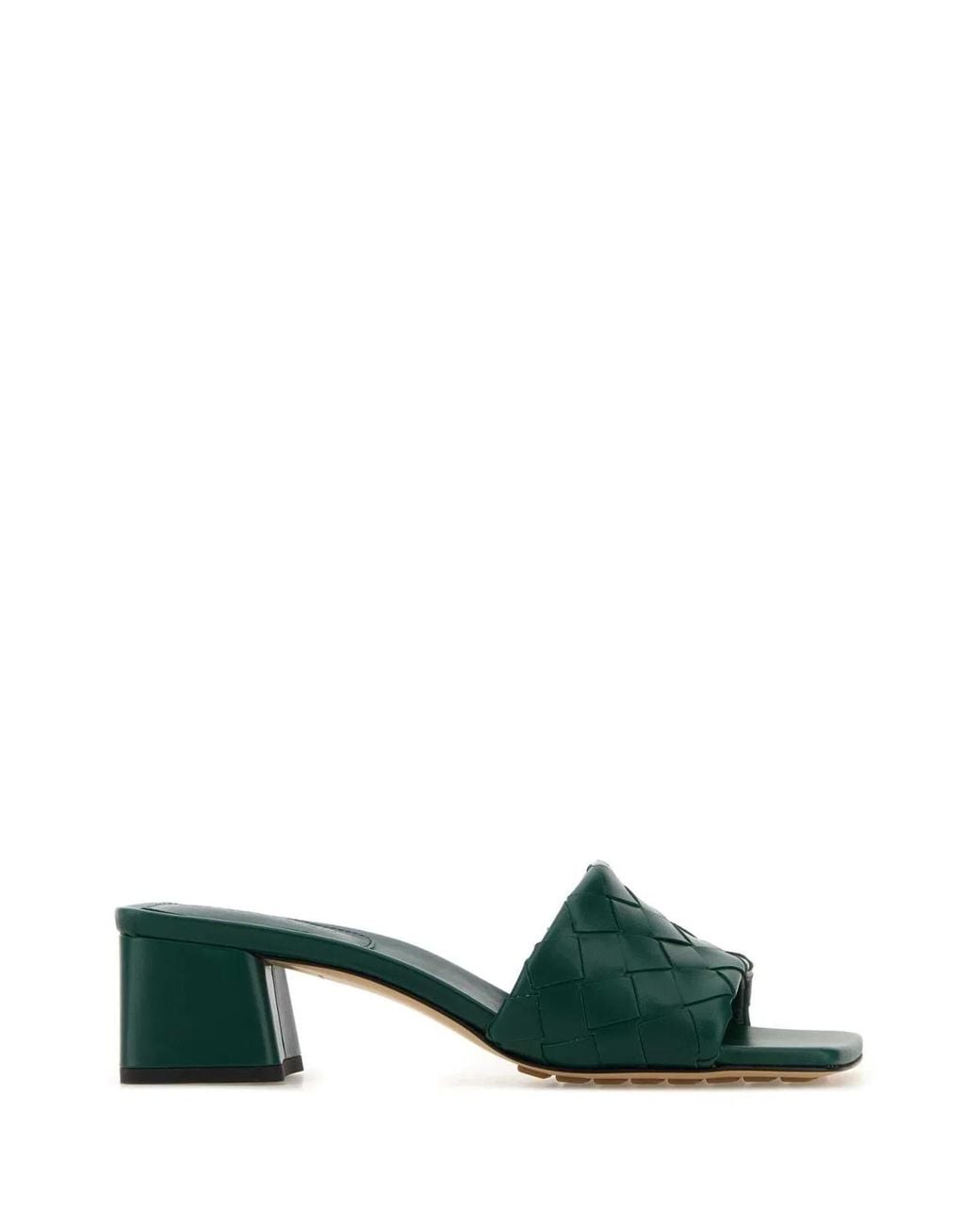 Bottega Veneta Green Parco Sandal