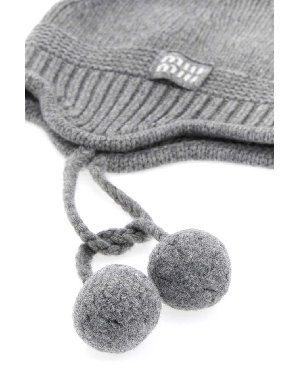 Miu Miu Gray Hats And Headbands