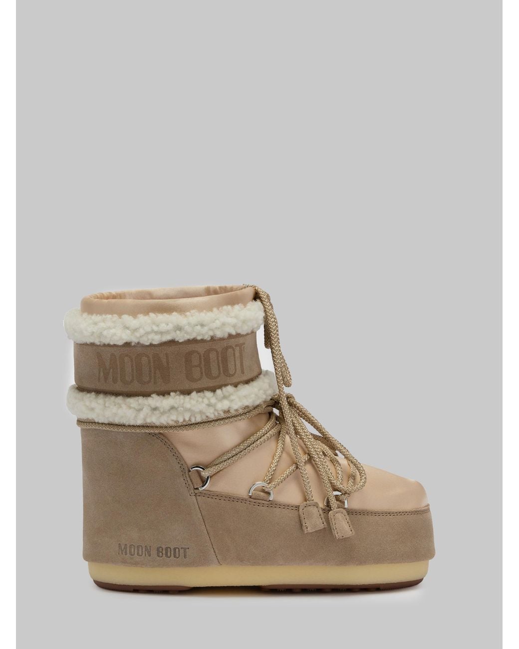 Moon Boot Natural Icon Low Pearly Plus Boots