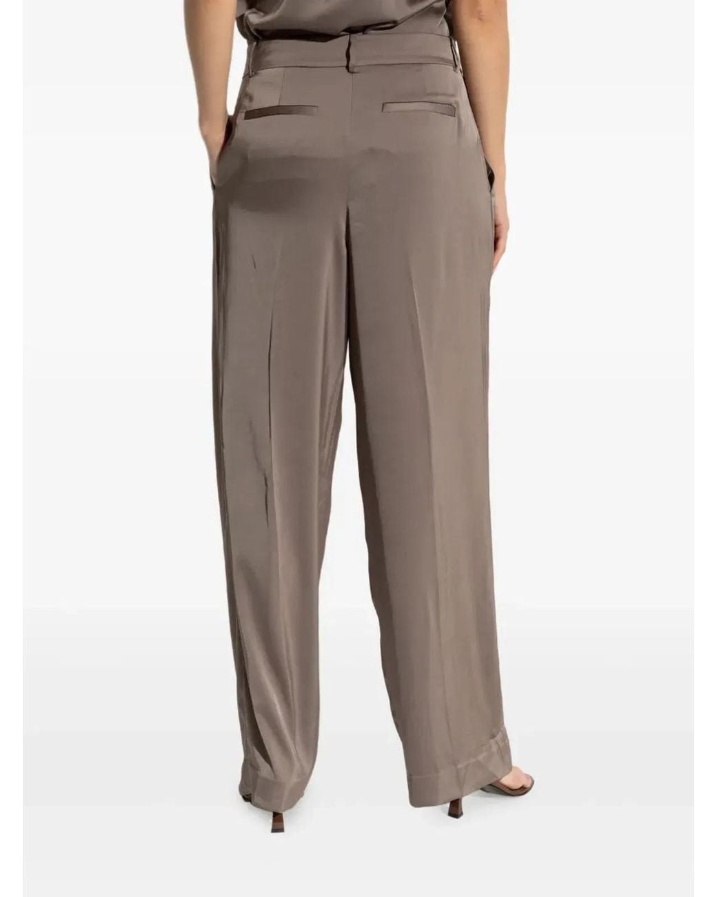 Michael Kors Brown Woven Pants