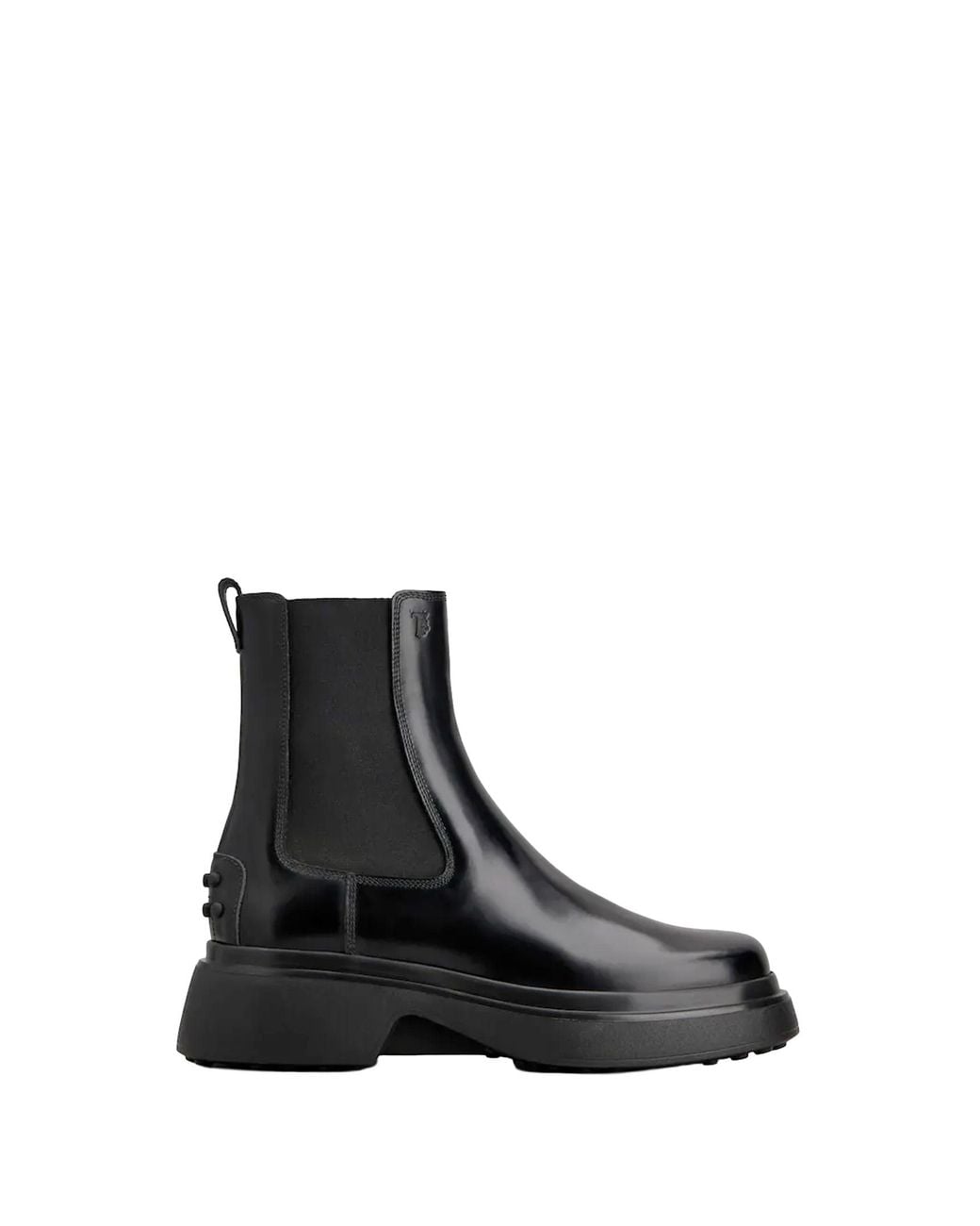 Tod's Black Chelsea Ankle Boots