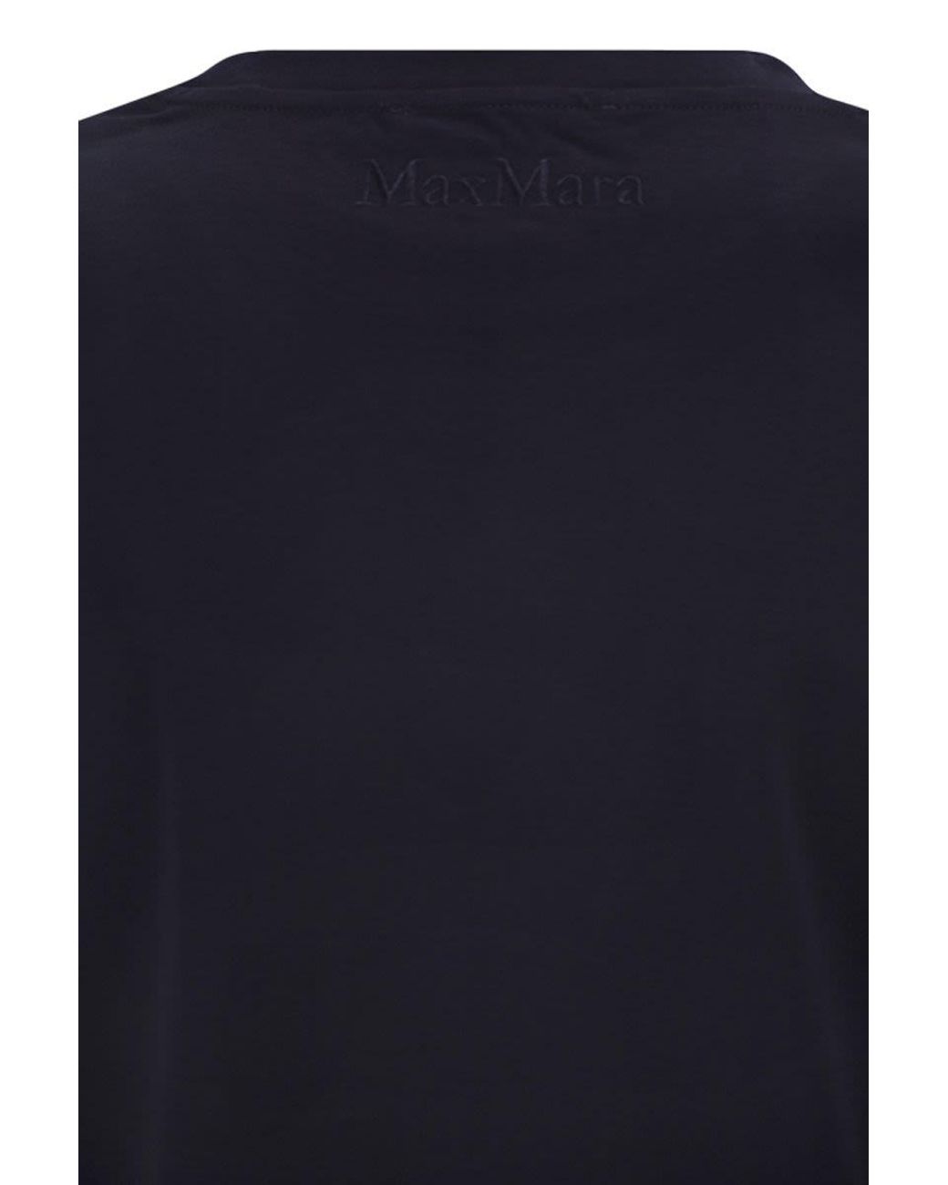 Max Mara Pure Blue Donata Cotton T-Shirt