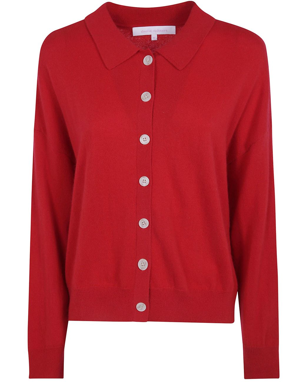 ABSOLUT CASHMERE Red "Majura" Polo Neck Sweater