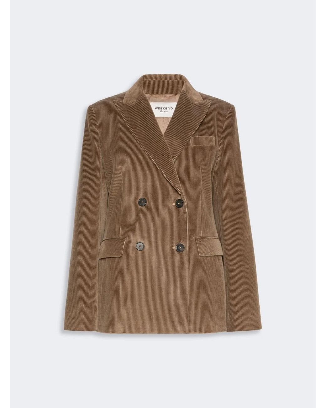 Weekend by Maxmara Brown Wkdkatanga Jacket Leather