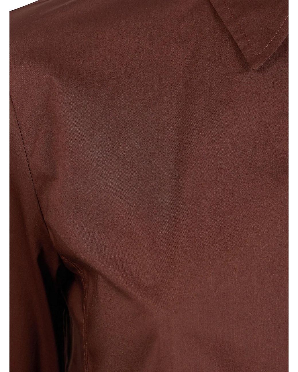 DR. HOPE Brown Long Shirt
