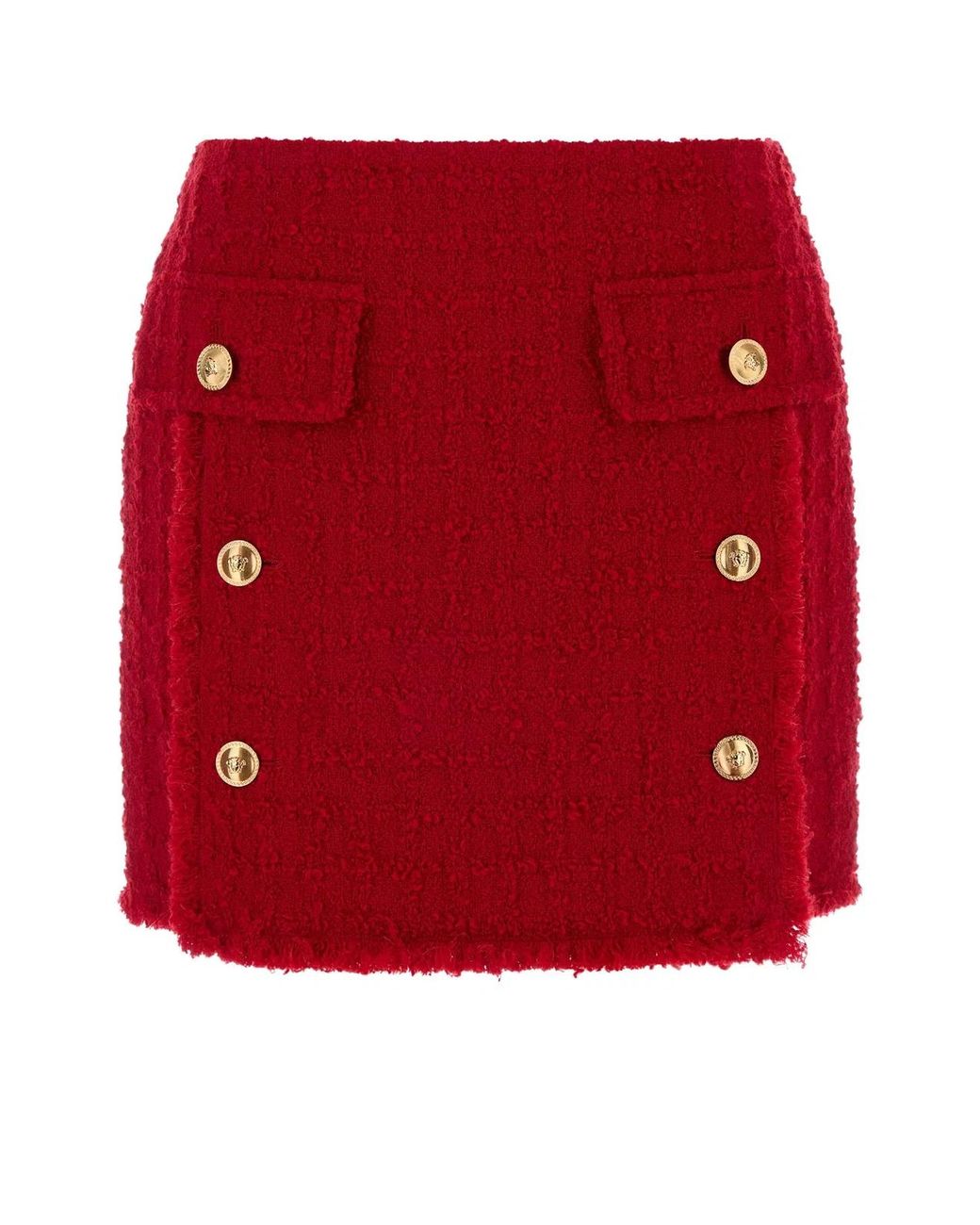 Versace Red Short Skirts