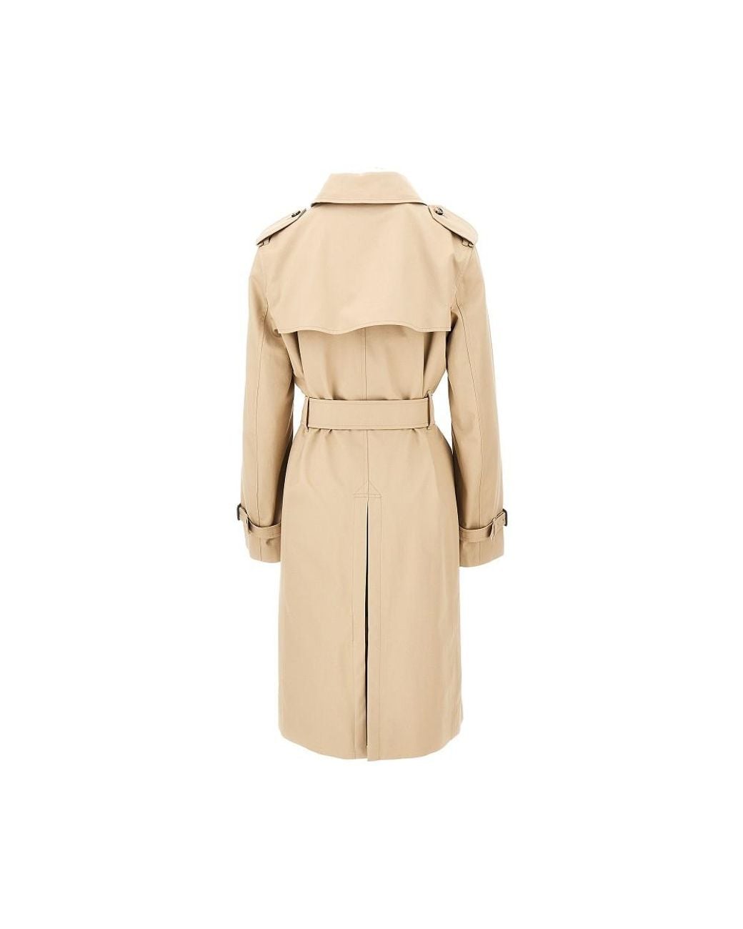 Burberry Natural Lakefield Knee-Length Trench Coat