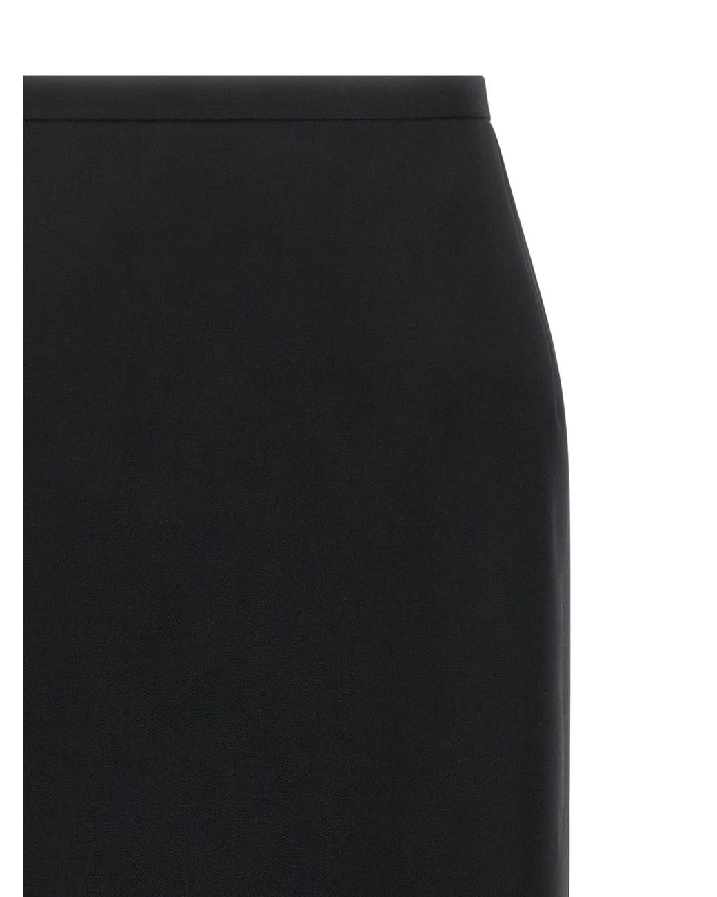Magda Butrym Black Skirt With Closure And Back Panel