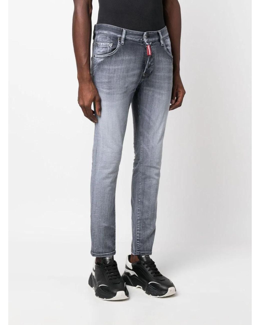 DSquared² Blue Pants 5 Pockets Skater for men