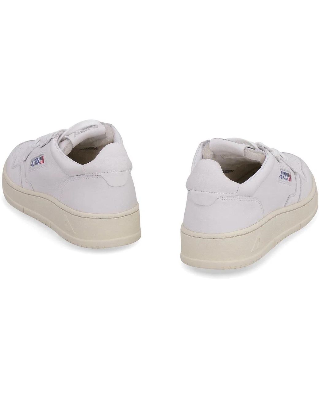 Autry White Leather Medalist Sneakers