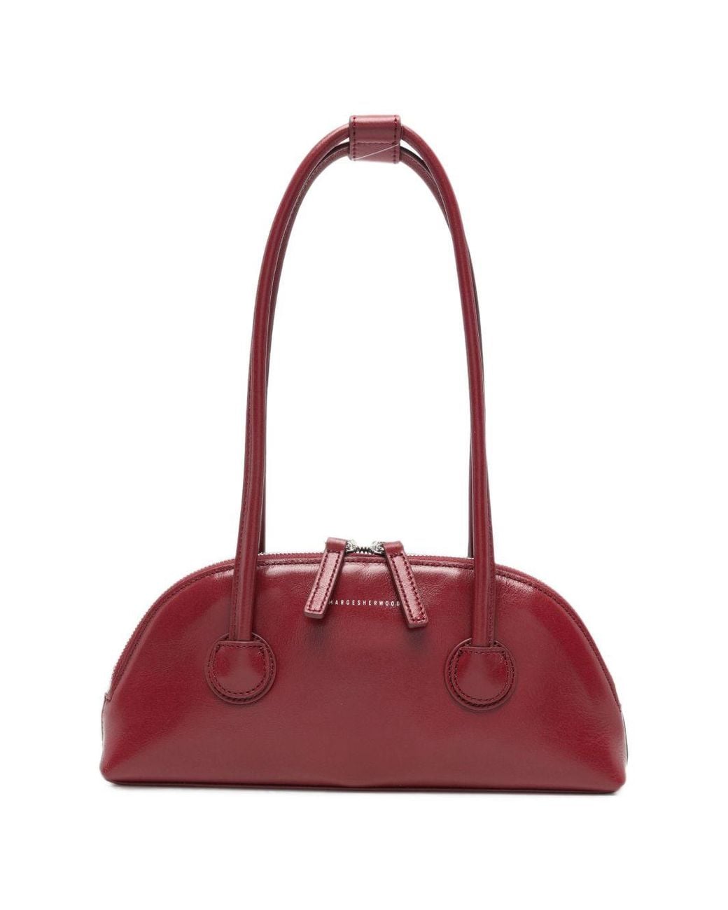 MARGE SHERWOOD Red Bessette Leather Shoulder Bag