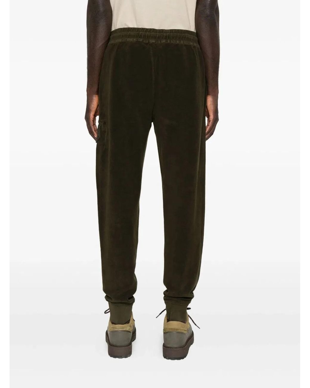 C P Company Black C.P.Company Ivy Cotton Pants for men