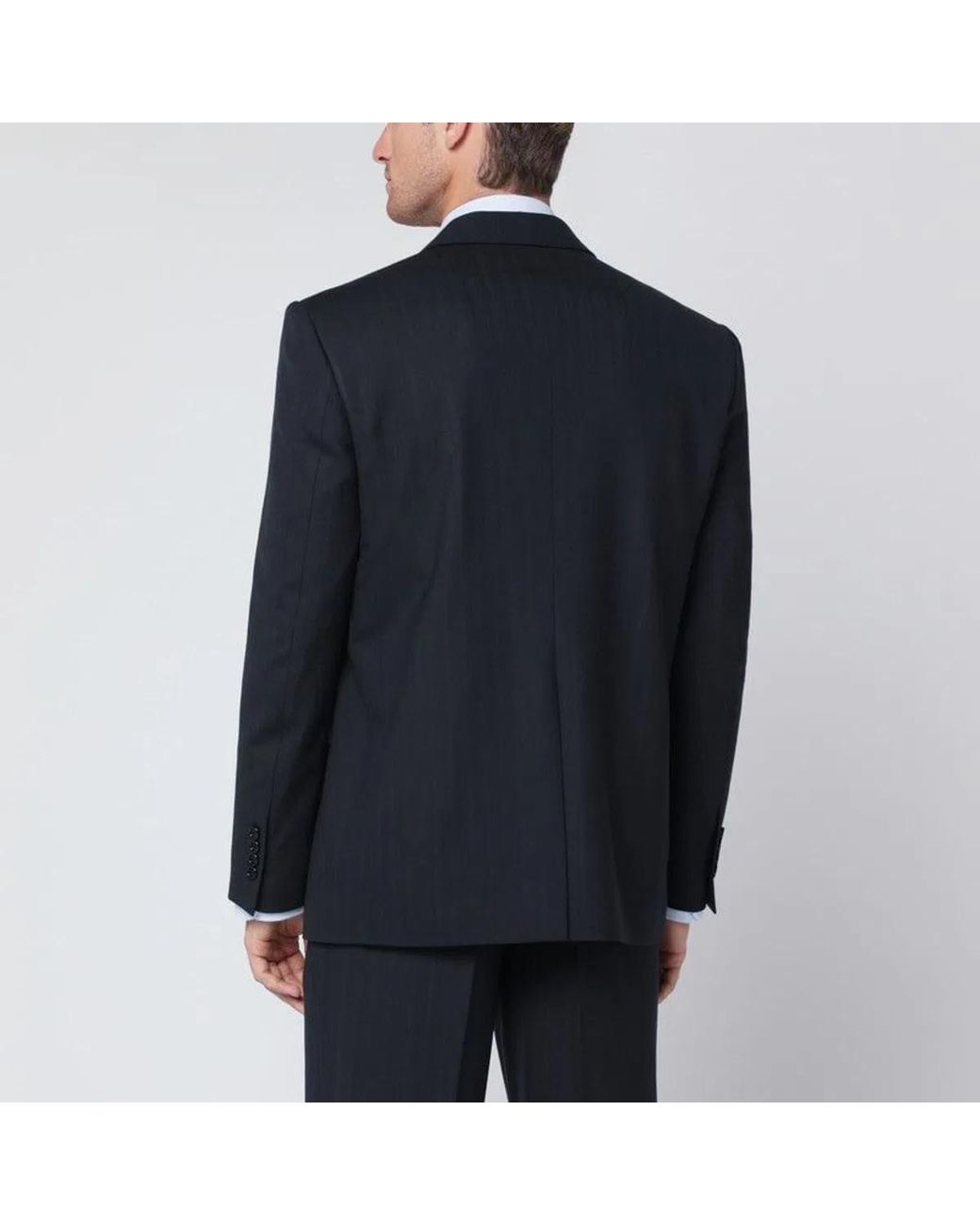 Lardini Blue Singlebreasted Wool Blend Jacket for men