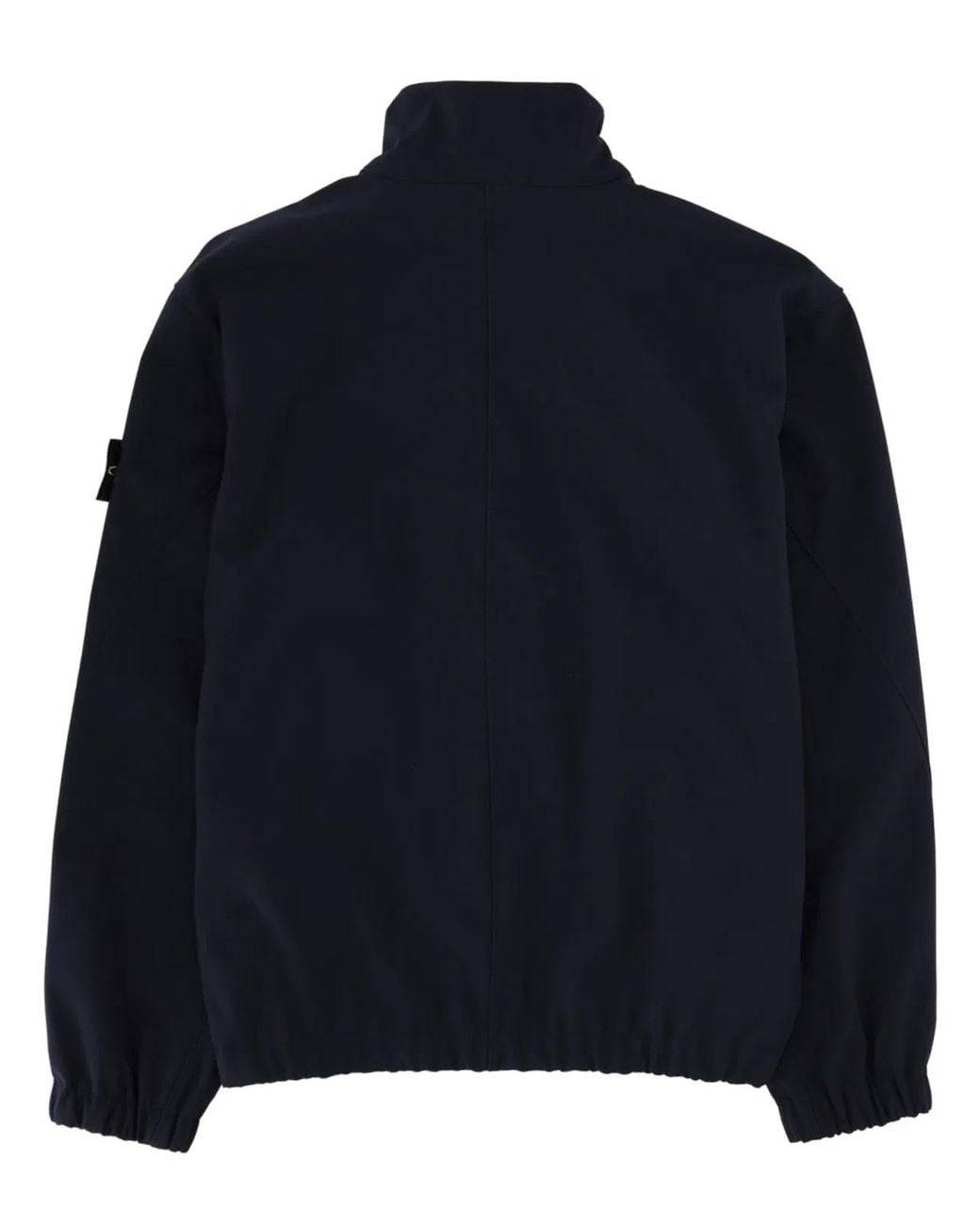Stone Island Blue Stiff Collar Jacket for men