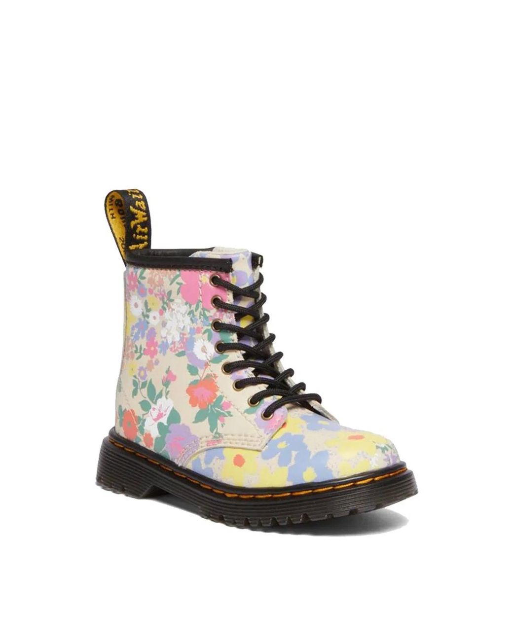 Dr. Martens Black Dr Martens "Floral Mash Up" Boots