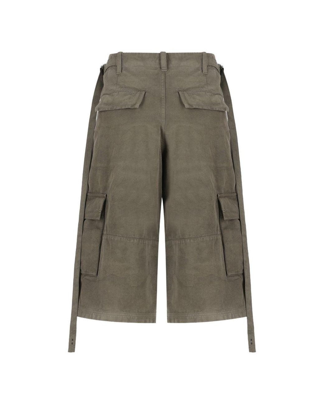 Fendi Gray Cotton Shorts