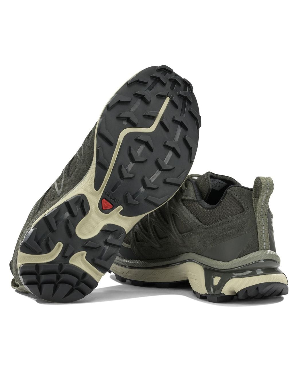 Salomon Green "Xt-6 Expanse Leather" Low-Top Sneakers