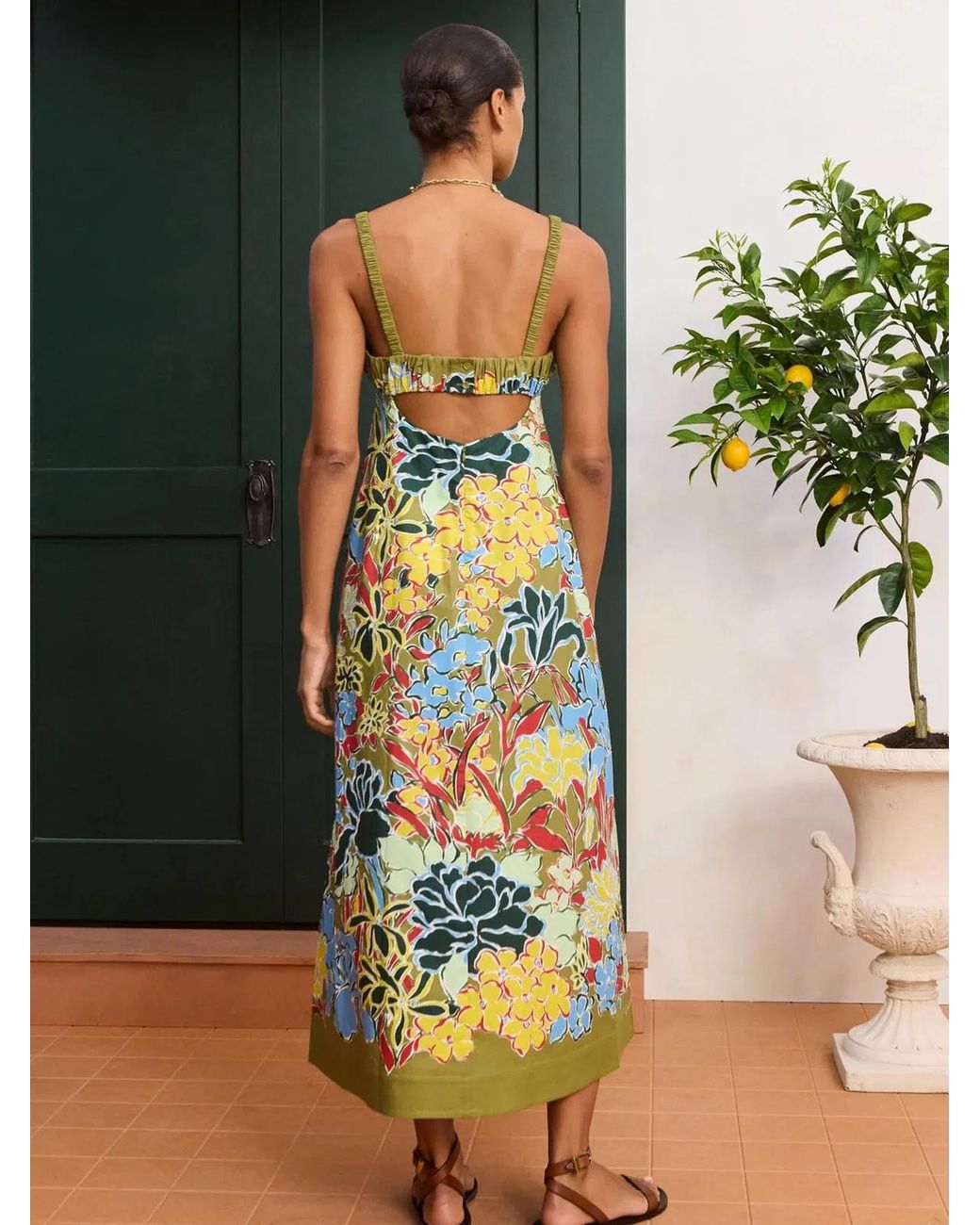 ALÉMAIS White Solstice Midi Dress