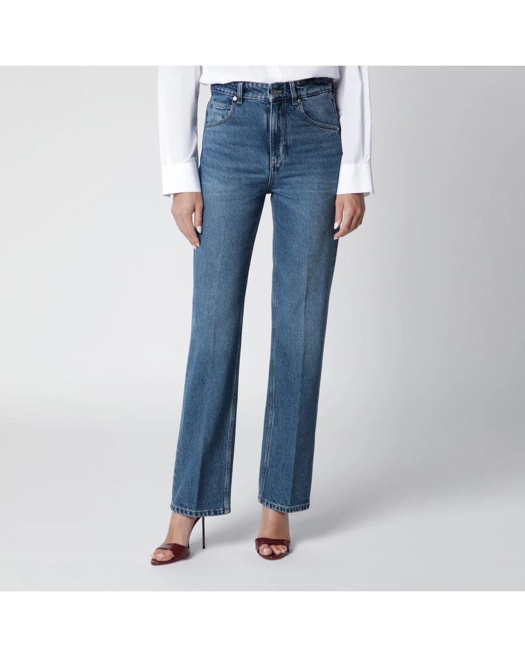 Victoria Beckham Blue Julia Jeans