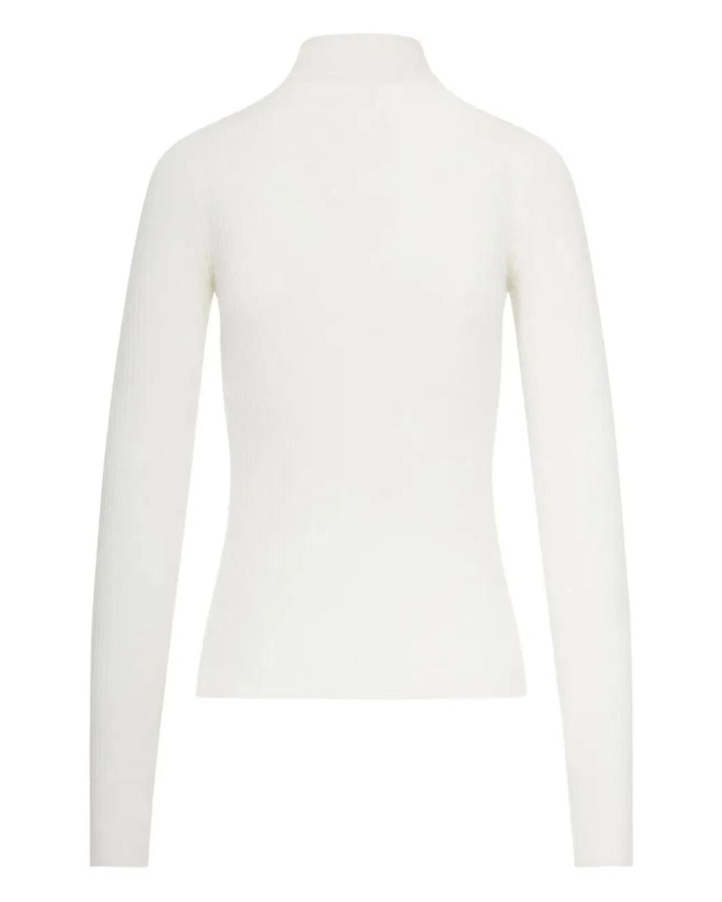 Max Mara White "Niagara" Classic Pullover