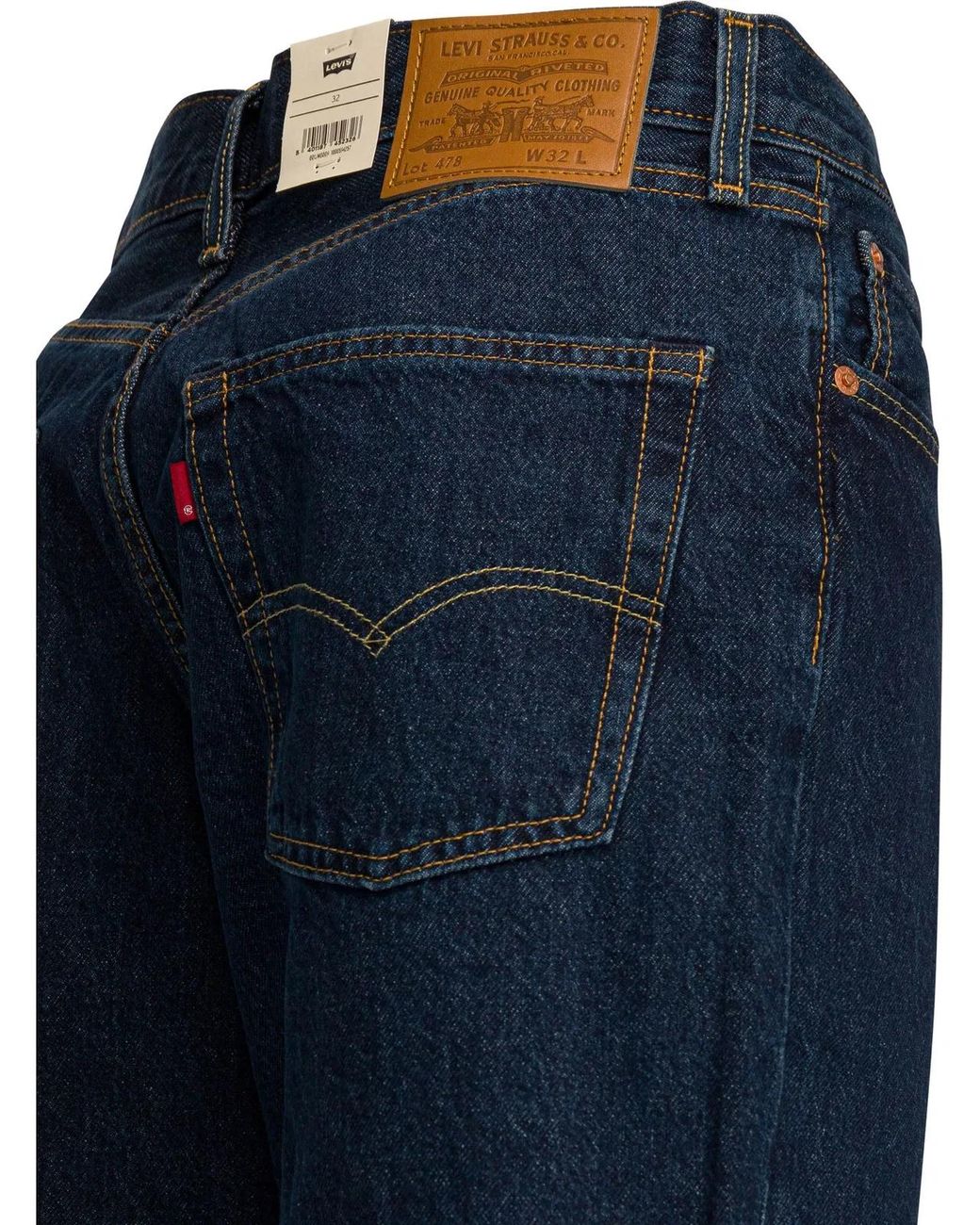 Levi's Blue "478 Baggy" Shorts for men