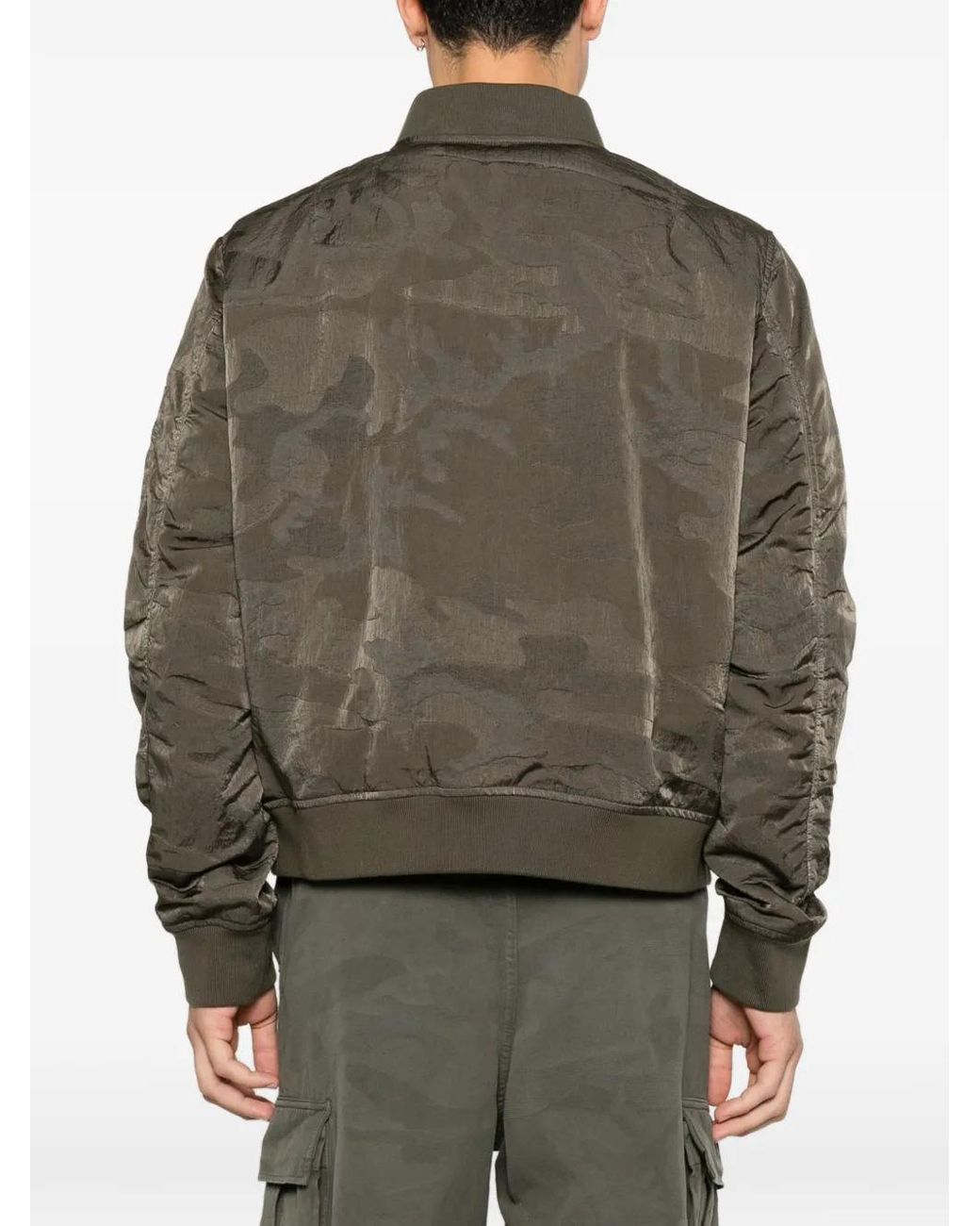 Fendi Green Patchwork Nylon Blouson for men