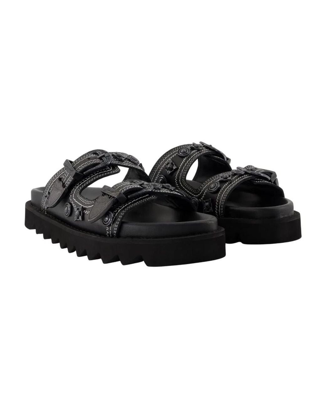 Toga Black Aj1432 Sandals