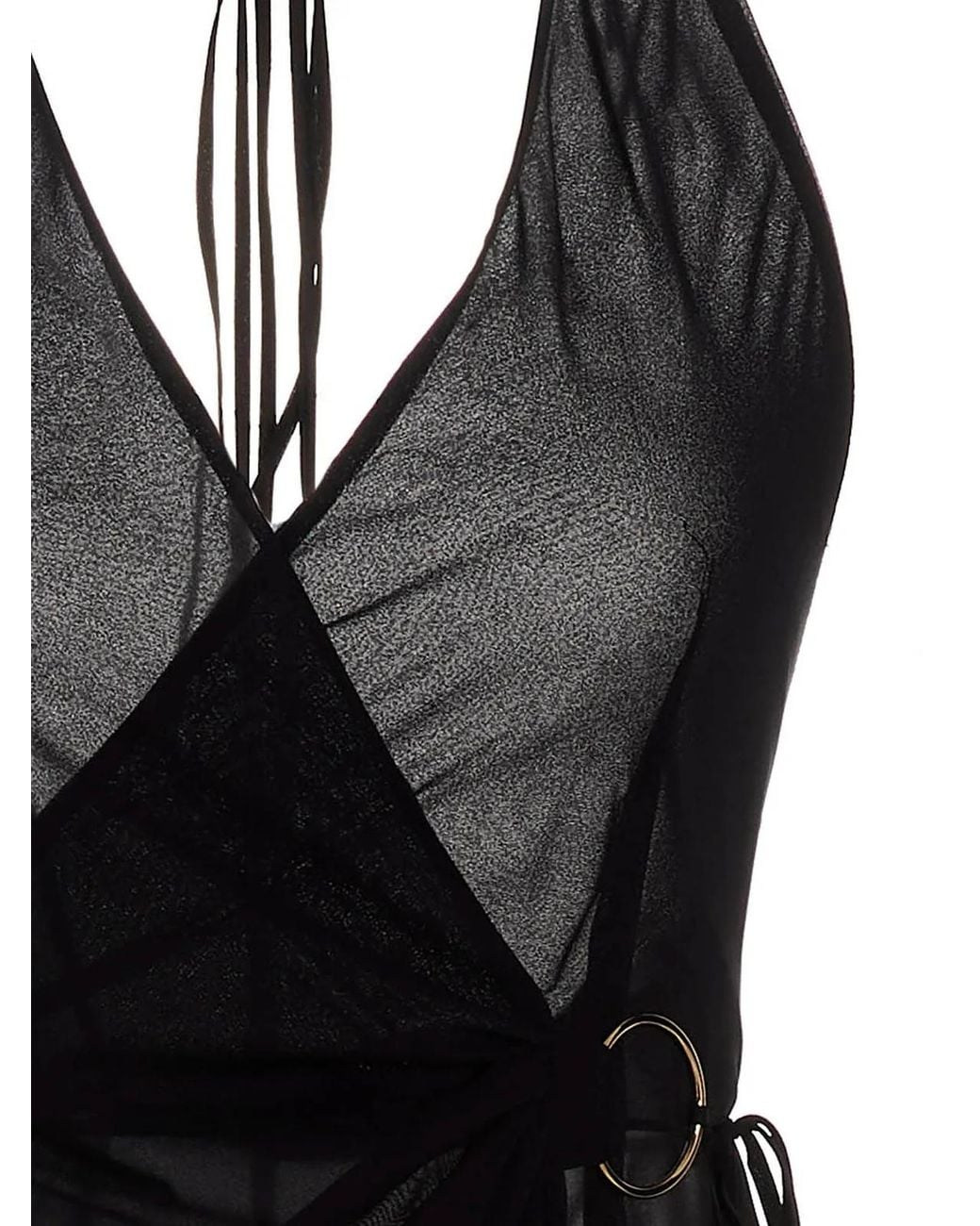 Louisa Ballou Black 'King Tide' Dress