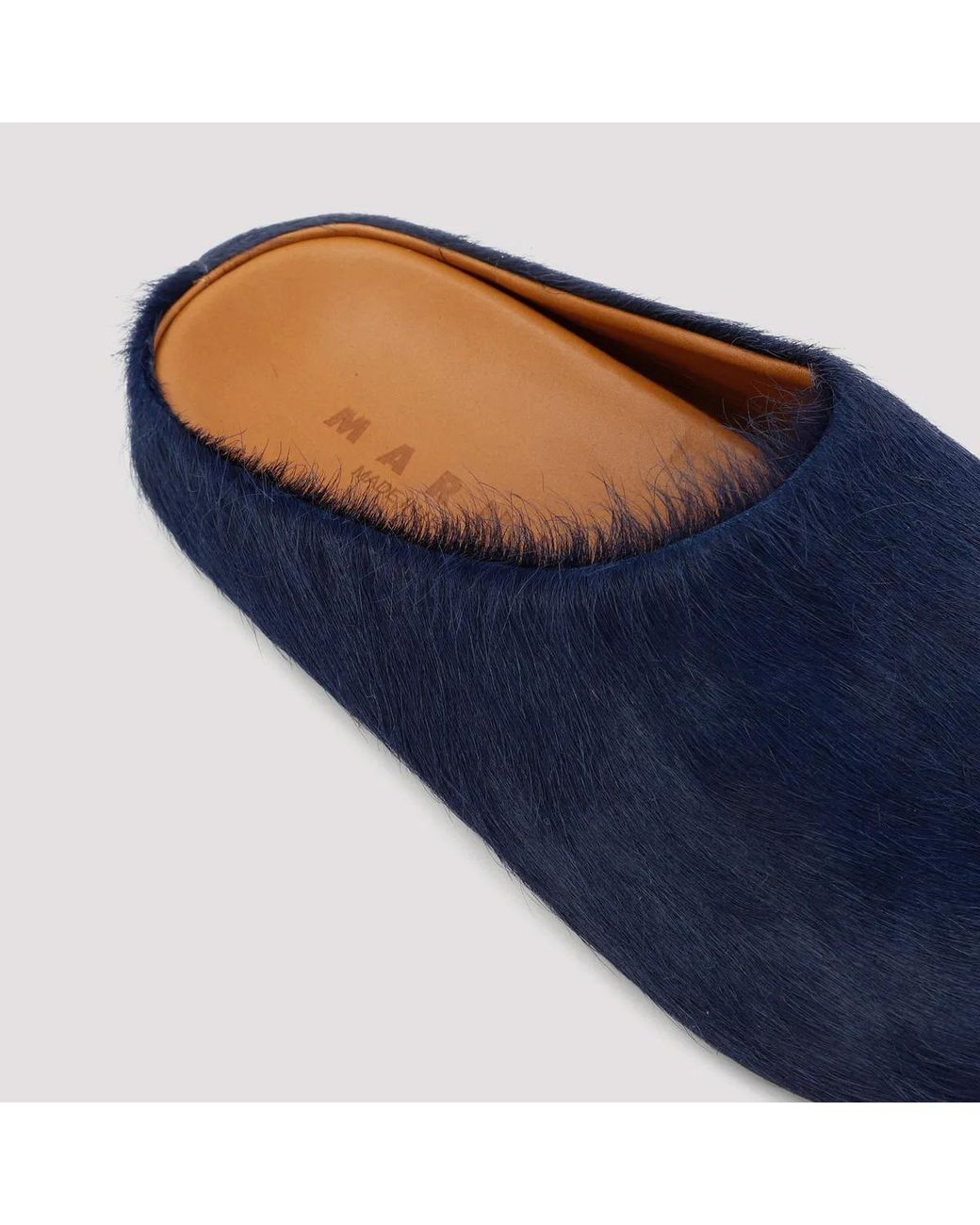 Marni Blue Eclipse Fussbett Sabot Mules for men