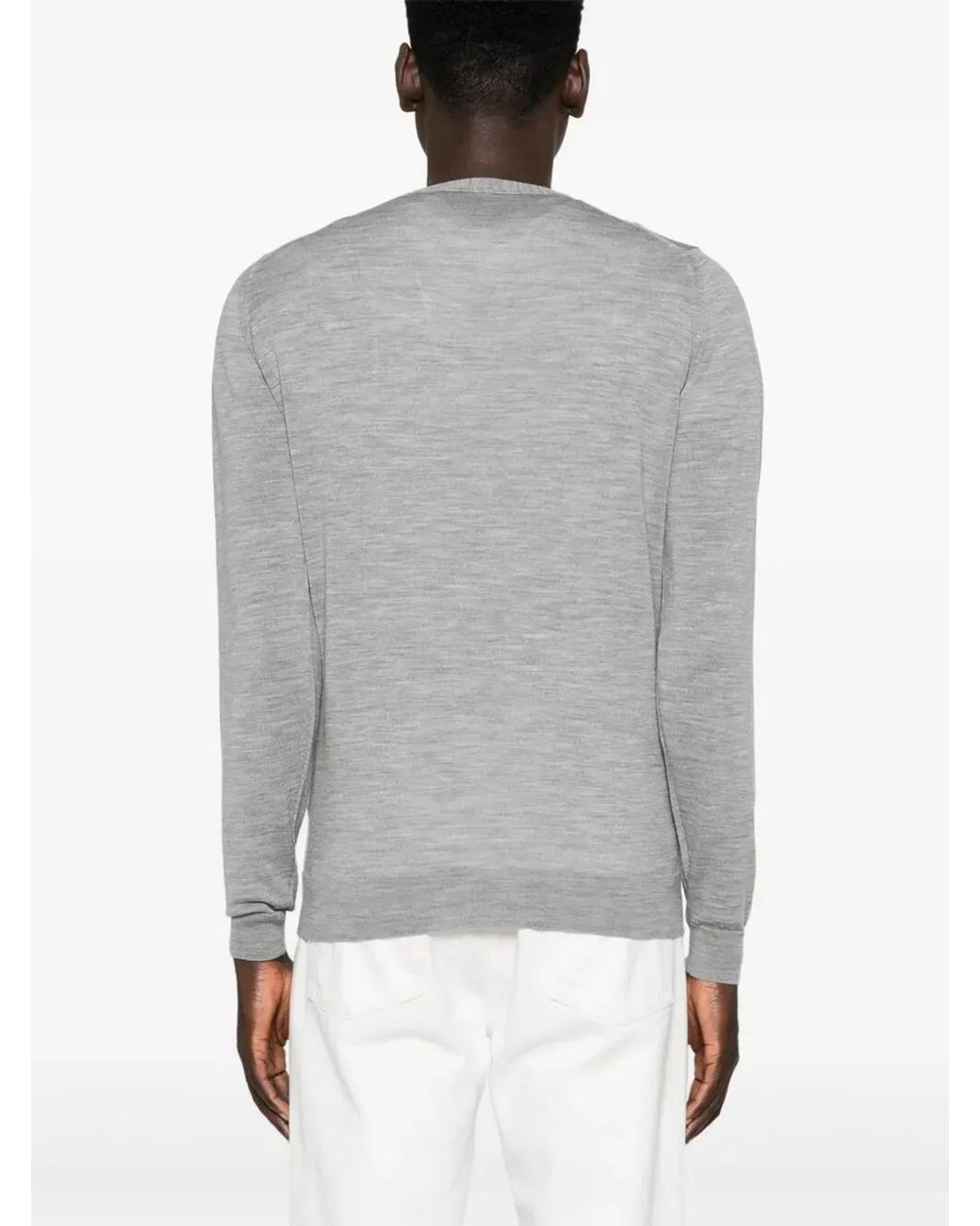 John Smedley Gray "Petworth" Turtle Neck for men