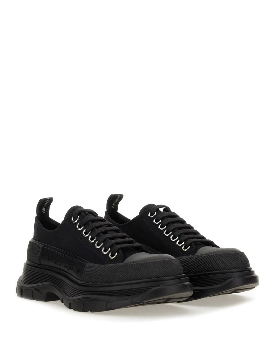 McQueen Black "Tread Slick" Sneaker