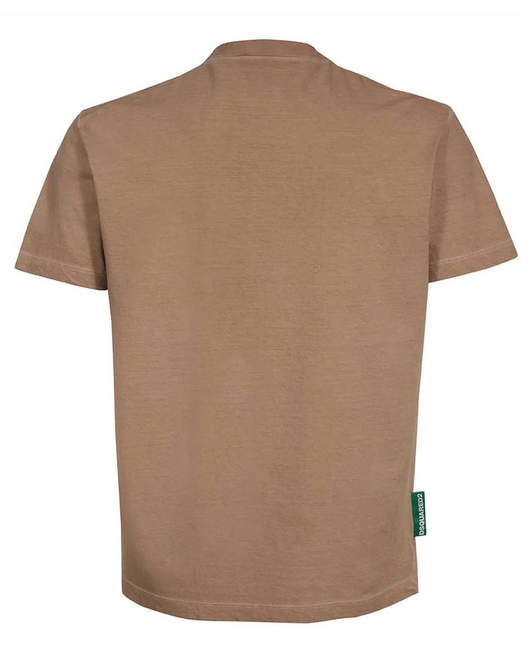 DSquared² Blue Cotton Crew-Neck T-Shirt for men