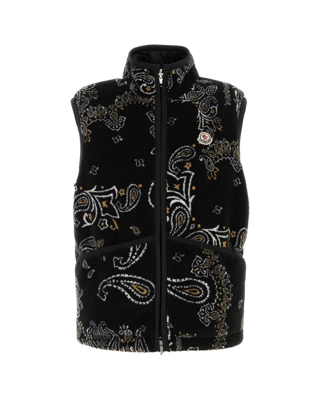 Moncler Black Quilted Puffer Vest for men