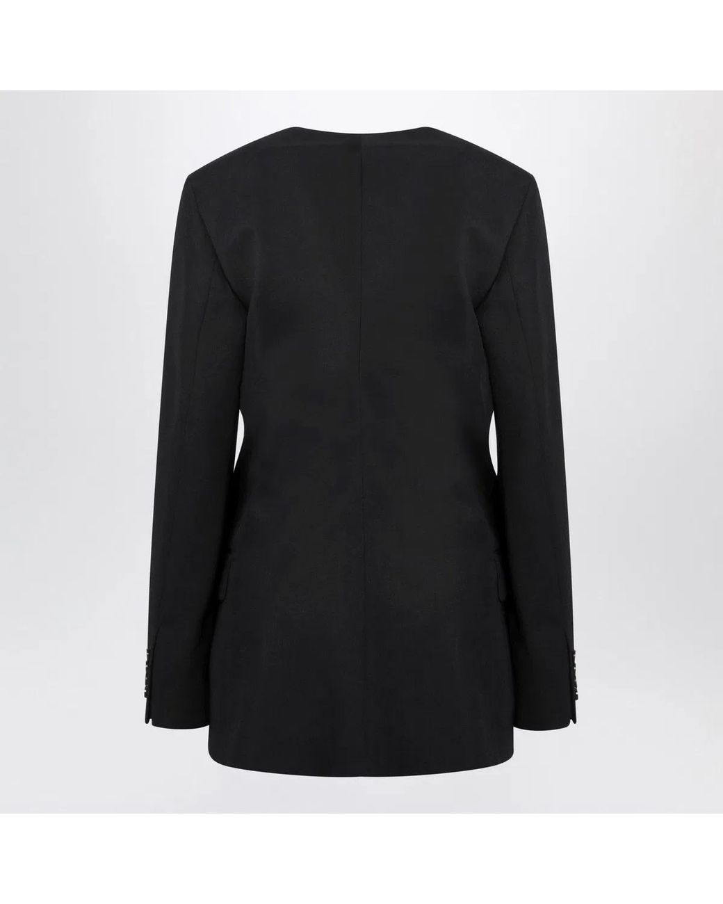Totême  Black Wool-Blend Jacket