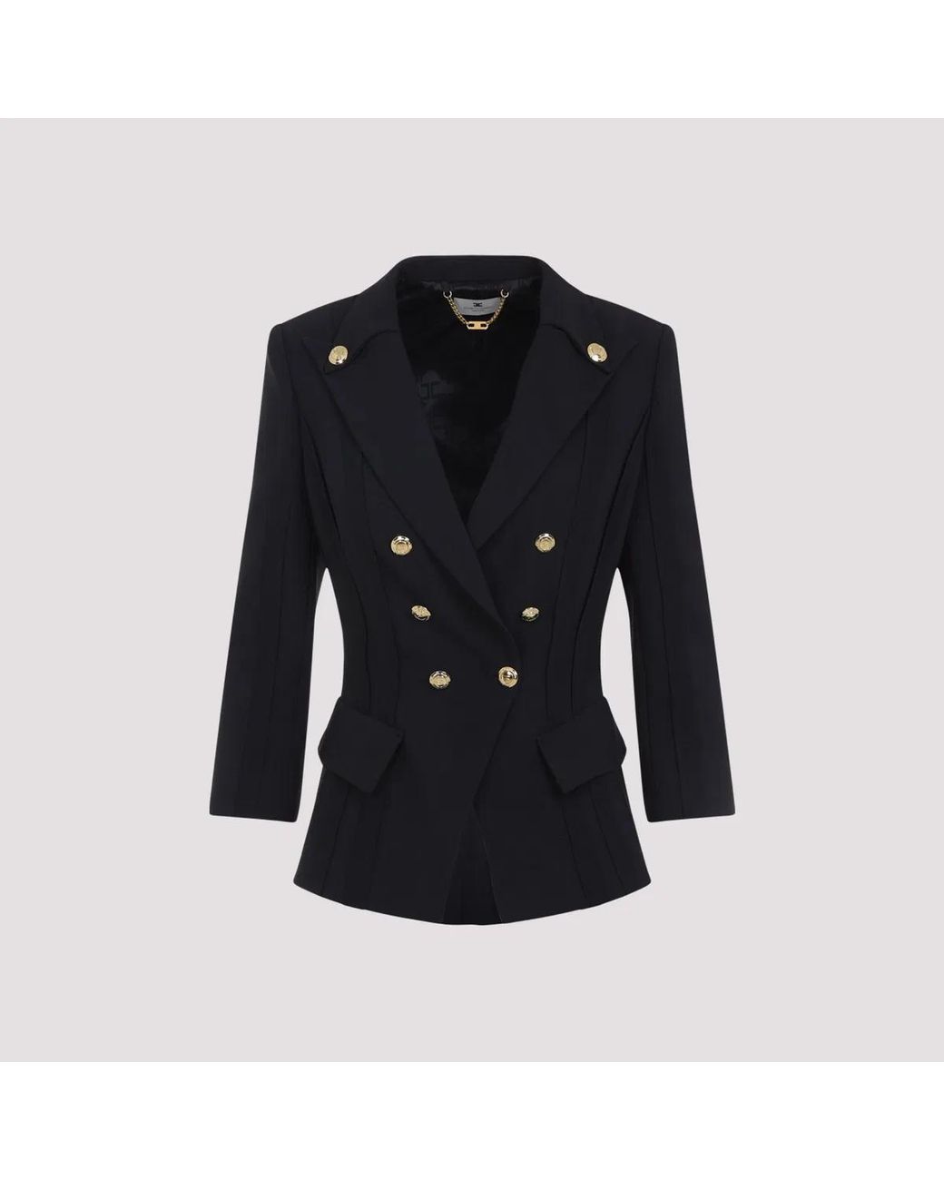 Elisabetta Franchi Black Jacket