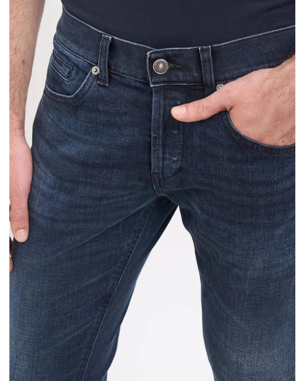 Dondup Blue George Denim Trousers for men